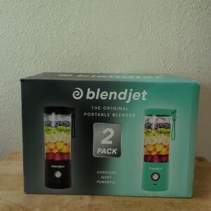 BlendJet Portable Blender 2-Pack - Black and Teal